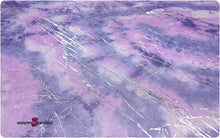 Load image into Gallery viewer, Tie Dye Organdy with Silver Lines Fabric - Lightweight - Semi Transparent
