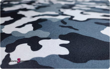 Load image into Gallery viewer, Grey Camouflage Printed Nylon Spandex Fabric
