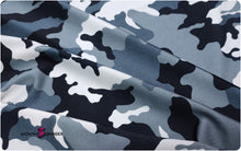 Load image into Gallery viewer, Grey Camouflage Printed Nylon Spandex Fabric
