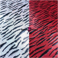 Load image into Gallery viewer, Holographic Tiger Skin Nylon Spandex Fabric - Four-way Stretch
