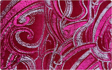 Load image into Gallery viewer, Glitter Printed Velvet Fabric - 4-way Stretch - European Design
