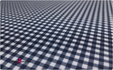 Load image into Gallery viewer, Small Checked Printed Nylon Spandex Fabric - 4-way Stretch - 3mm by 3mm Squares
