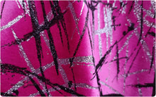 Load image into Gallery viewer, Glitter Printed Velvet Fabric - 4-way Stretch - European Design
