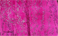 Load image into Gallery viewer, Glitter Printed Velvet Fabric - 4-way Stretch - Pinks
