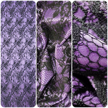 Load image into Gallery viewer, Satin Lace Bonded Fabric
