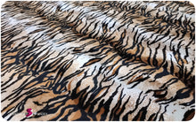 Load image into Gallery viewer, Faux Fur Animal (Jaguar, Tiger, Zebra) Print - Medium Weight Weight - Non Stretch
