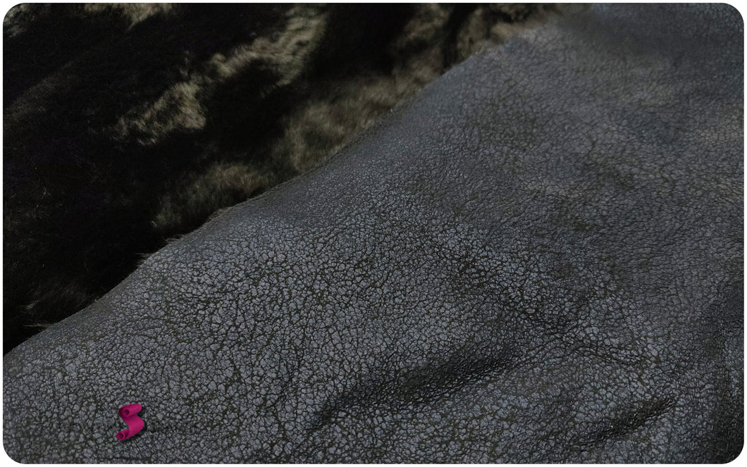 Faux Fur Fabric - Suede Back - Thick and Warm