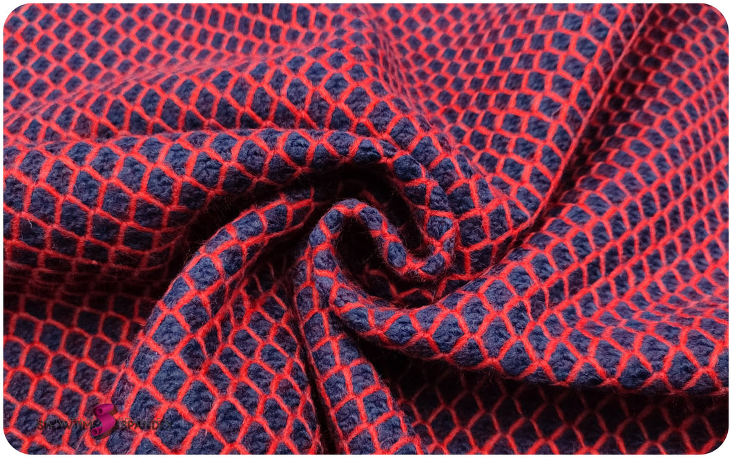 Wool Blend Fabric - Textured