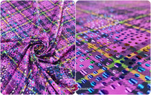 Load image into Gallery viewer, Square Printed Nylon Spandex - 200 GSM - Four-way Stretch - Shiny Dots
